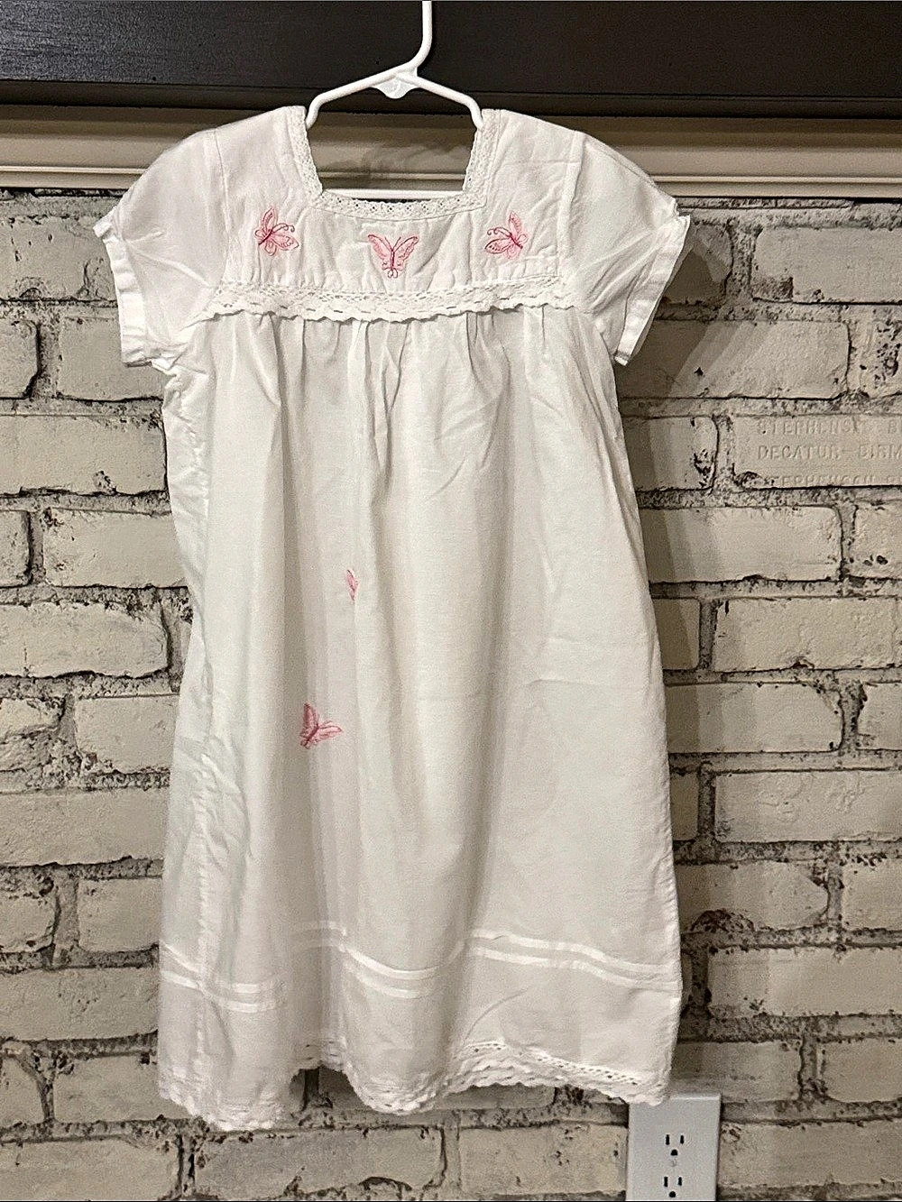 Powell Craft Girls Embroidered Butterfly Dress Size 4T
